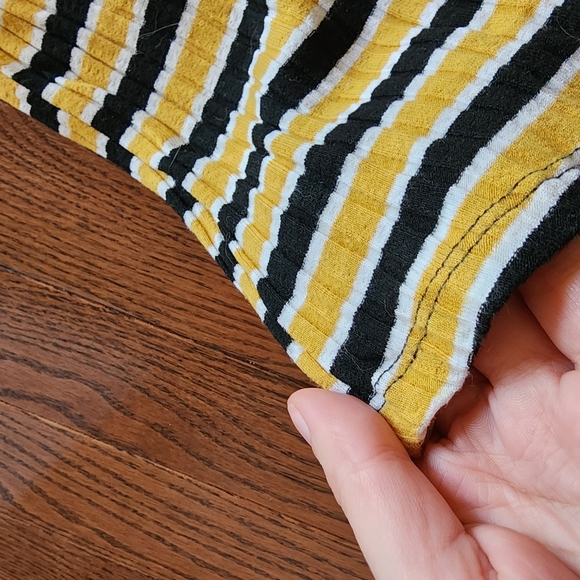 Zara retro stripped blouse - Picture 3 of 4